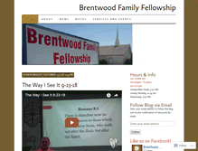 Tablet Screenshot of brentwoodff.org